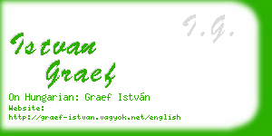 istvan graef business card