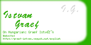 istvan graef business card